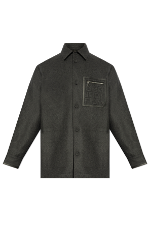 Fendi Cashmere jacket with stand-up collar | Men's | Vitkac